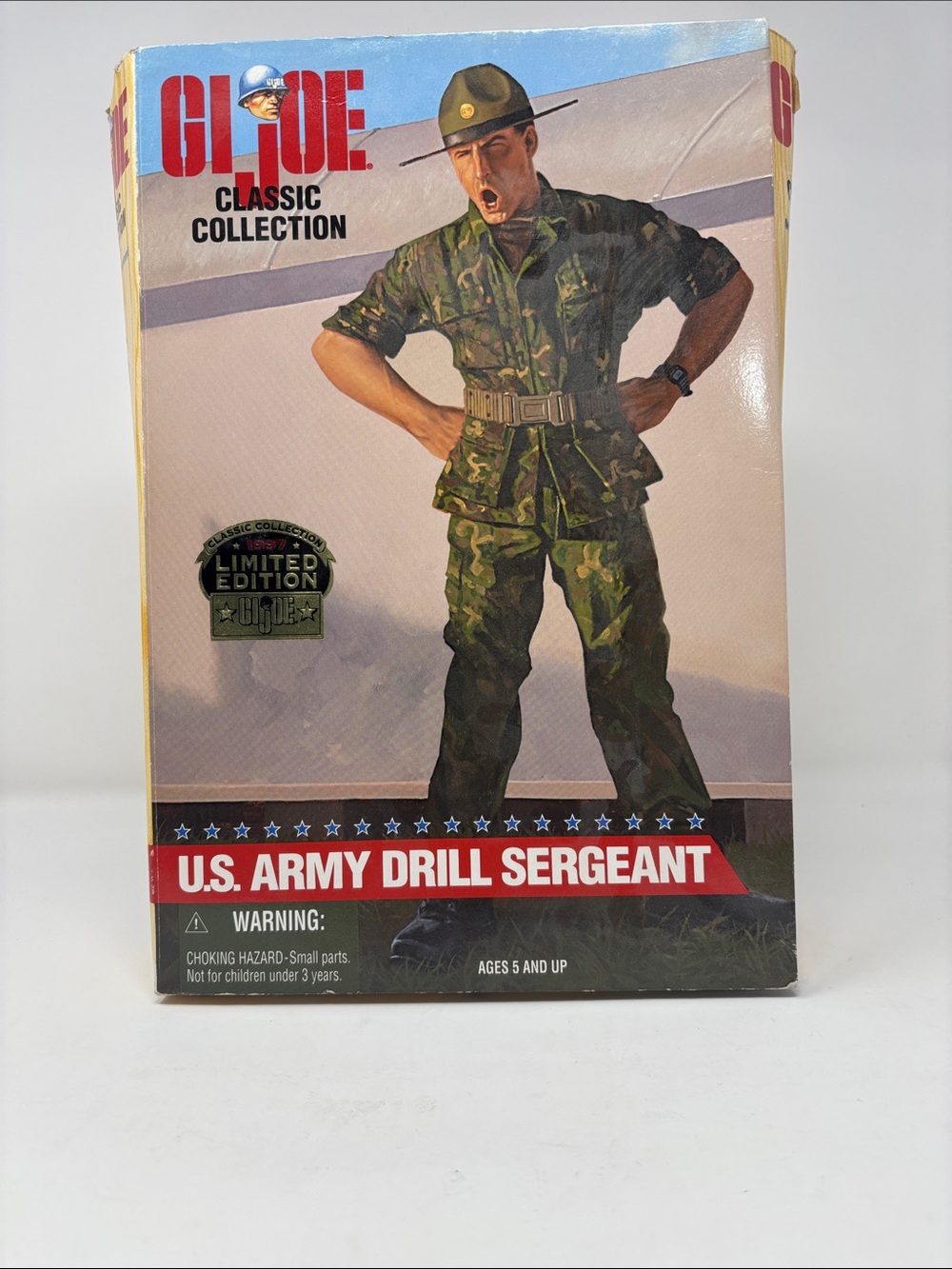GI Joe U.S. Army Drill Sergeant Action Figure in Green Camo